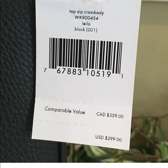 Kate spade top zip crossbody Leila black leather - Picture 7 of 7